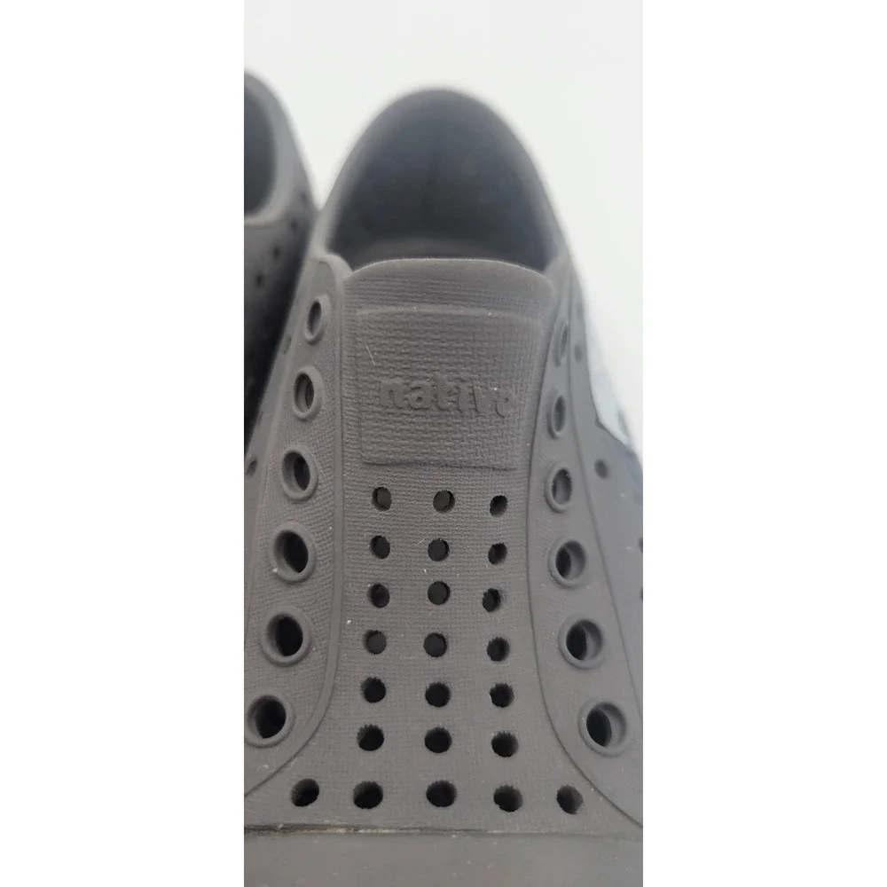 Native Shoes Jefferson Kids 9 Gray Star Wars Stormtrooper Darth Vader Slip-On